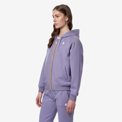 LYDIE LIGHT SPACER - FLEECE - WOMAN - VIOLET