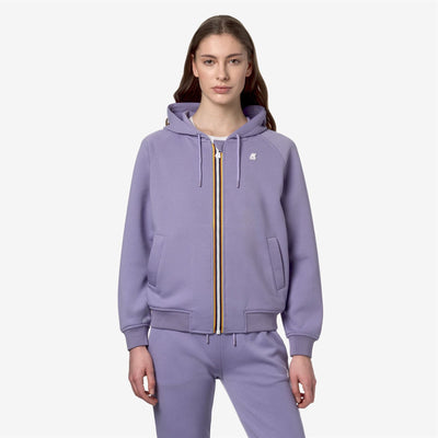 LYDIE LIGHT SPACER - FLEECE - WOMAN - VIOLET