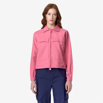 SOI - SHELL - JACKET - WOMAN - PINK CAMELLIA