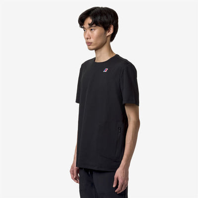 SERIL TRAVEL - T-SHIRTS & TOP - UNISEX - BLACK PURE