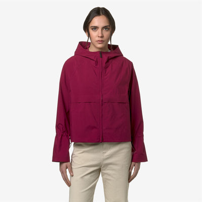 SOILLE CLEAN LOOK 3L - JACKET - WOMAN - RED DK