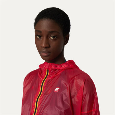 OPHEL LIGHT MICRO RIPSTOP - JACKET - WOMAN - RED BERRY