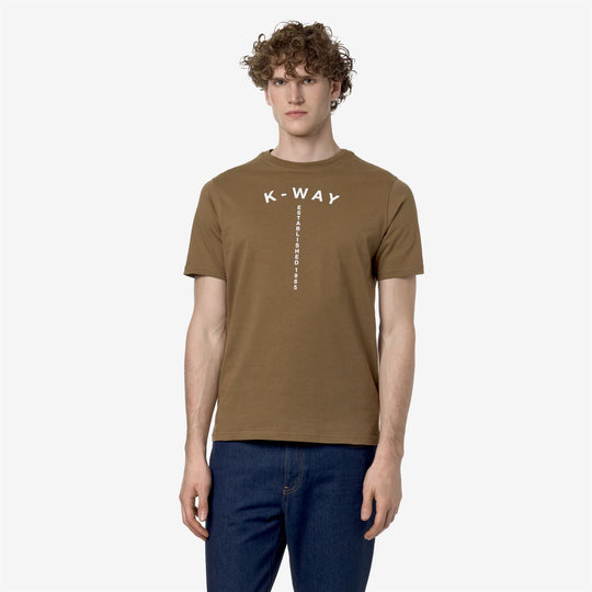 ODOM TYPO EST. - T-SHIRTS & TOP - MAN - BROWN CORDA