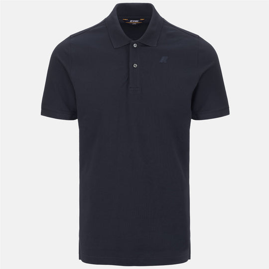 AMEDEE PIQUE - POLO SHIRT - MAN - BLUE DEPTH