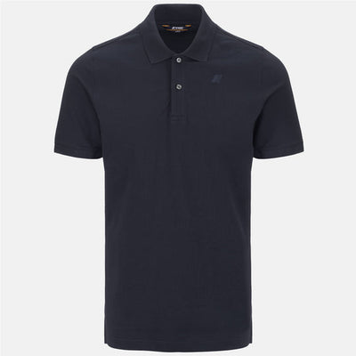 AMEDEE PIQUE - POLO SHIRT - MAN - BLUE DEPTH