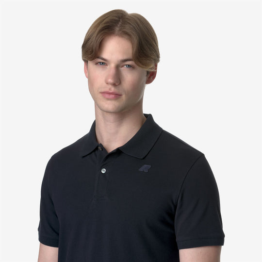 AMEDEE PIQUE - POLO SHIRT - MAN - BLUE DEPTH