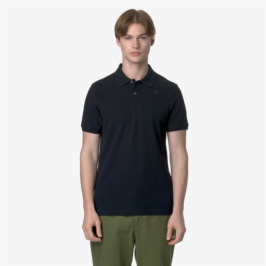 AMEDEE PIQUE - POLO SHIRT - MAN - BLUE DEPTH