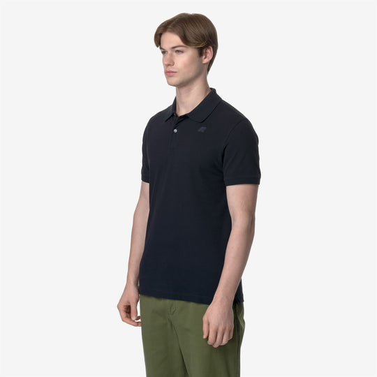 AMEDEE PIQUE - POLO SHIRT - MAN - BLUE DEPTH