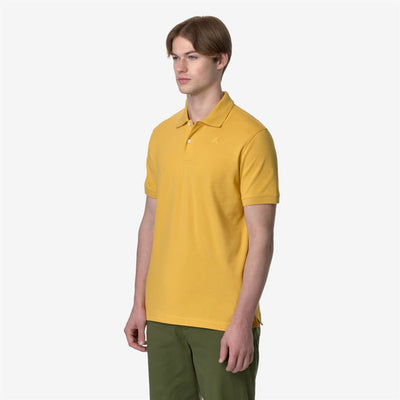 AMEDEE PIQUE - POLO SHIRT - MAN - YELLOW MIMOSA