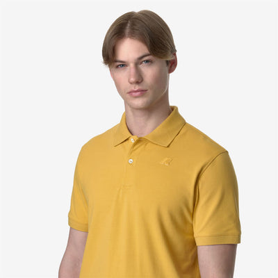 AMEDEE PIQUE - POLO SHIRT - MAN - YELLOW MIMOSA