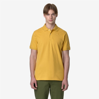 AMEDEE PIQUE - POLO SHIRT - MAN - YELLOW MIMOSA