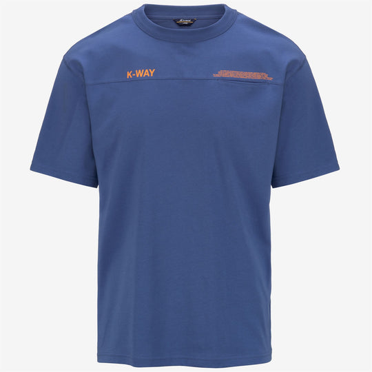 FANTOME LETTERING - POCKET - T-SHIRTS & TOP - MAN - BLUE ORANGE