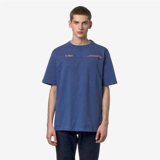 FANTOME LETTERING - POCKET - T-SHIRTS & TOP - MAN - BLUE ORANGE