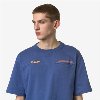 FANTOME LETTERING - POCKET - T-SHIRTS & TOP - MAN - BLUE ORANGE