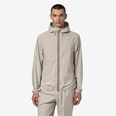 JACK ECO STRETCH DOT - JACKET - MAN - BEIGE LT