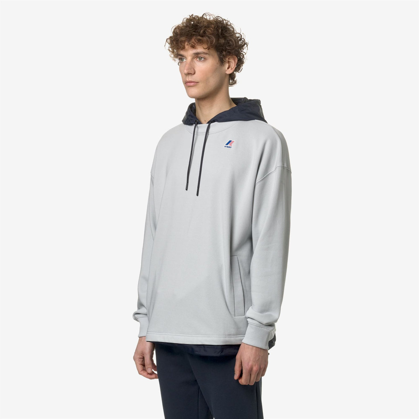 LE VRAI DONATIEN NYLON PC - FLEECE - UNISEX - GREY LT