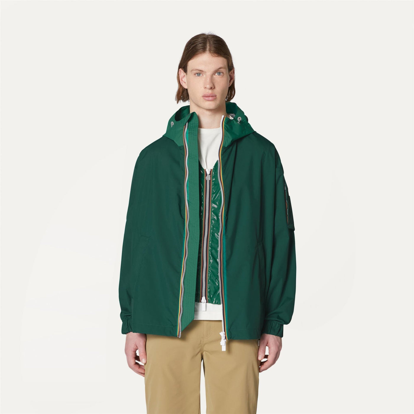 CLAUDEL 2.1 AMIABLE SILVER - JACKET - UNISEX - GREEN PINE