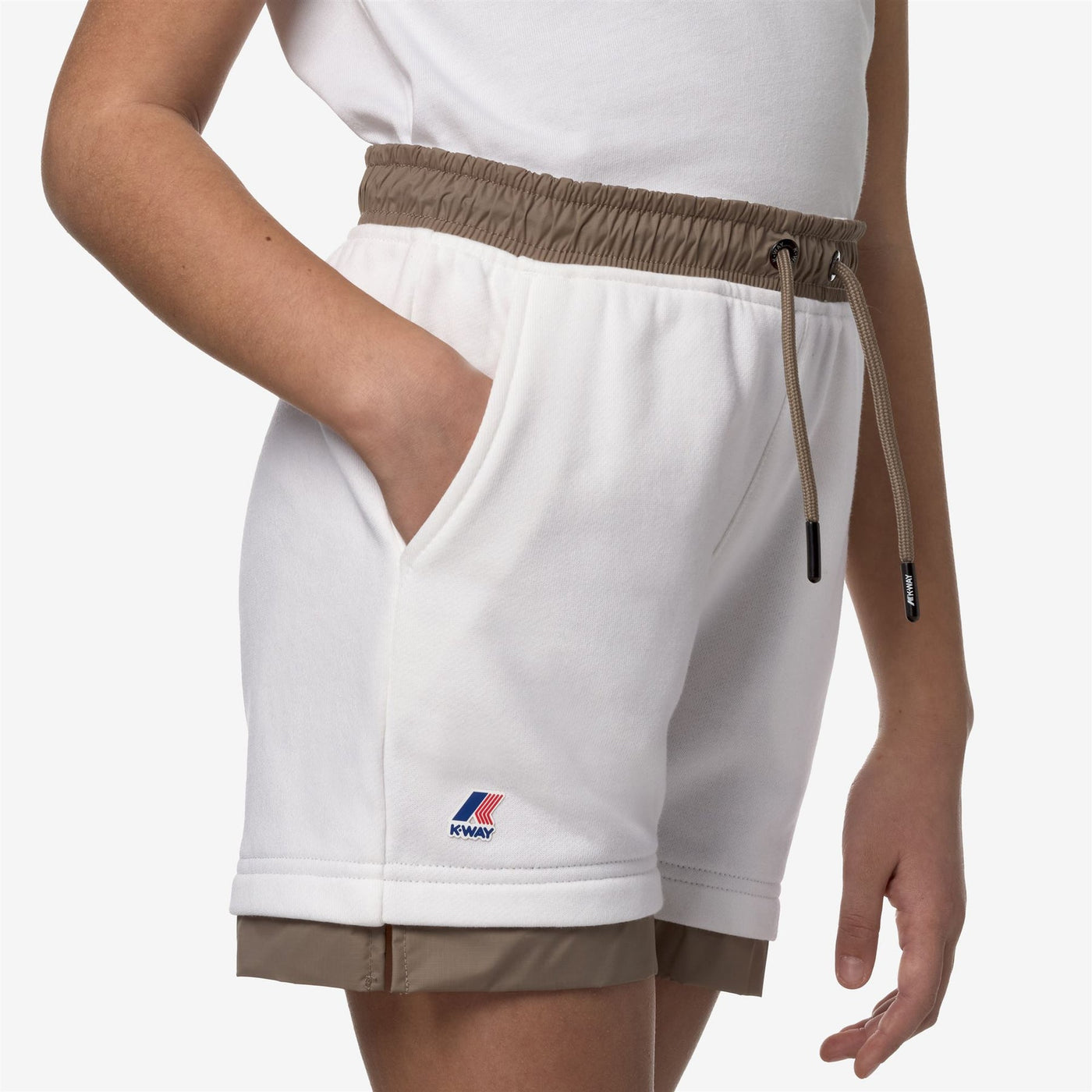 P. LE VRAI NEST NYLON PC - SHORTS - KID UNISEX - WHITE