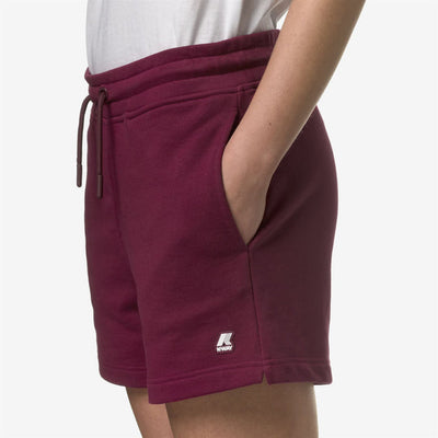 RIKA - SHORTS - WOMAN - RED DK