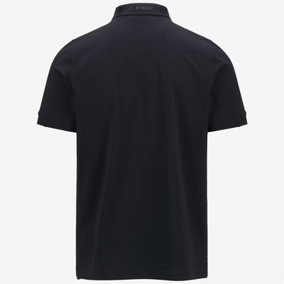 ALDERIC STRETCH JERSEY - POLO SHIRT - MAN - BLUE DEPTH