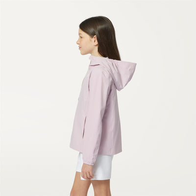 P. MARGUERITE STRETCH POLY JERSEY - Jackets - Mid - Girl - PINK ROSE