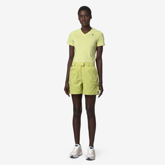 ARGALPS - SHORTS - WOMAN - Green Celery