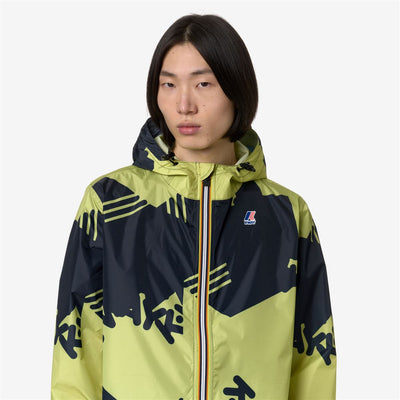 LE VRAI 3.0 CLAUDE GRAPHIC - JACKET - UNISEX - GREEN CELERY BLUE DE