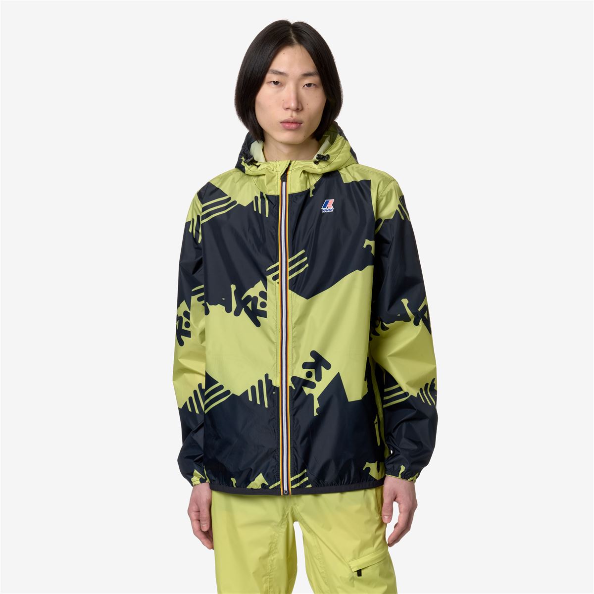 LE VRAI 3.0 CLAUDE GRAPHIC - JACKET - UNISEX - GREEN CELERY BLUE DE