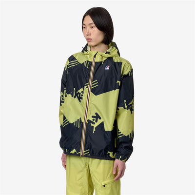 LE VRAI 3.0 CLAUDE GRAPHIC - JACKET - UNISEX - GREEN CELERY BLUE DE