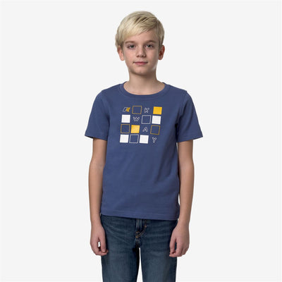 P. ODOM PUZZLE - T-SHIRTS & TOP - KID UNISEX - BLUE FIORD