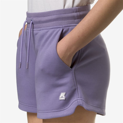 RIKETTE LIGHT SPACER - SHORTS - WOMAN - VIOLET