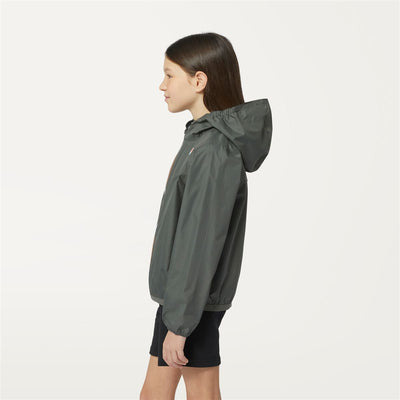 P. LE VRAI 3.0 CLAUDE - JACKET - KID UNISEX - GREEN BLACKISH