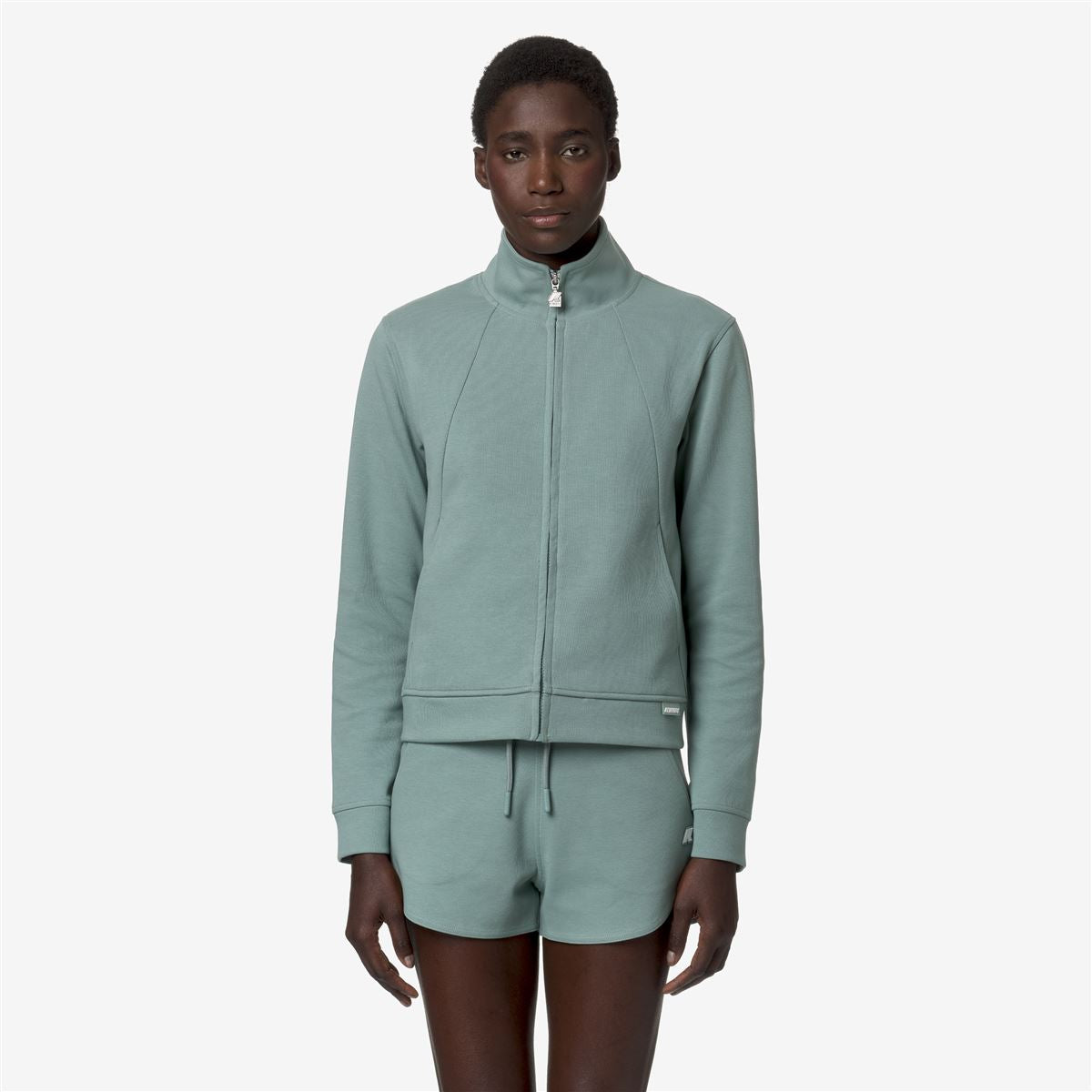 CYRIELLE - FLEECE - WOMAN - GREEN MOLD