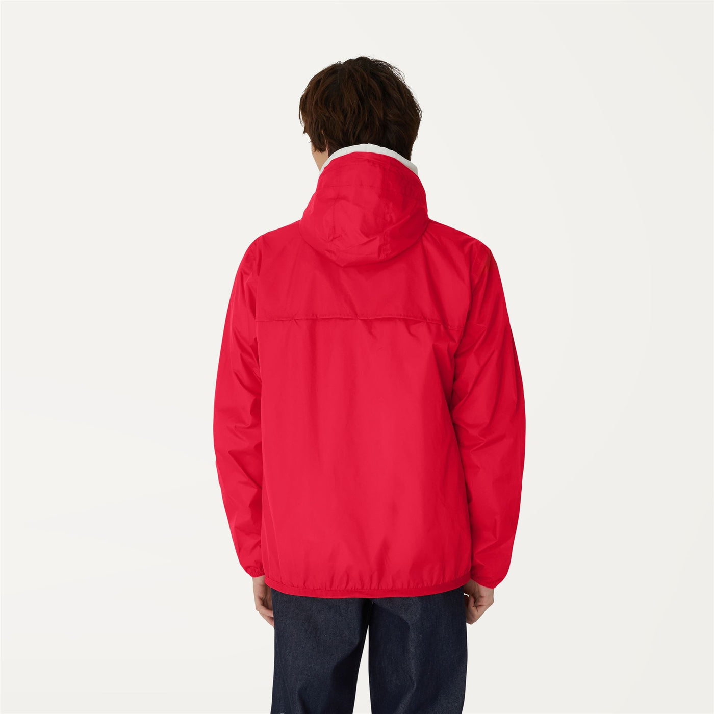 Jackets Unisex LE VRAI 3.0 CLAUDE Mid Red | K-Way Dressed Front Double		