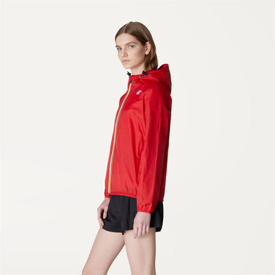 Jackets Woman LE VRAI 3.0 Claudette Mid Red | K-Way Detail (jpg Rgb)			