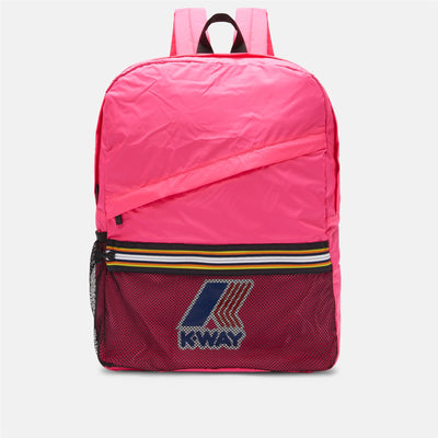 Bags Unisex Le Vrai 3.0 Francois Backpack Pink Intense | K-Way Photo (jpg Rgb)			