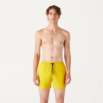 LE VRAI Olivier - Bathing Suit - Nylon - Man - Yellow Dk