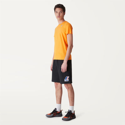 T-ShirtsTop Unisex LE VRAI EDOUARD T-Shirt Orange Saffron | K-Way Detail (jpg Rgb)