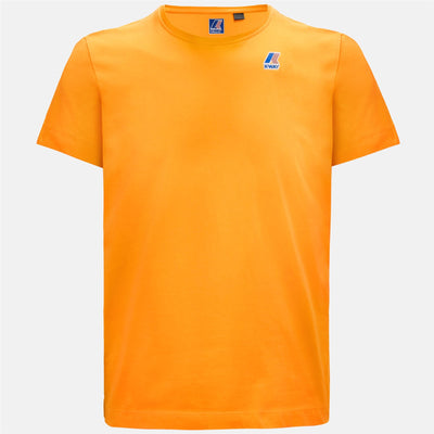 T-ShirtsTop Unisex LE VRAI EDOUARD T-Shirt Orange Saffron | K-Way Photo (jpg Rgb)