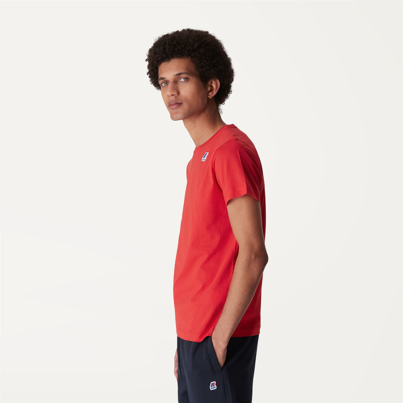 T-ShirtsTop Unisex LE VRAI EDOUARD T-Shirt Red | K-Way Detail (jpg Rgb)			