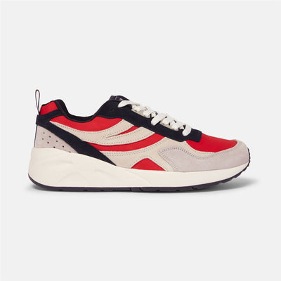 Sport Shoes Unisex TRAINING 3.0 LACES Low Cut Red - Lt Gray - White - Blu Navy | kway Photo (jpg Rgb)			