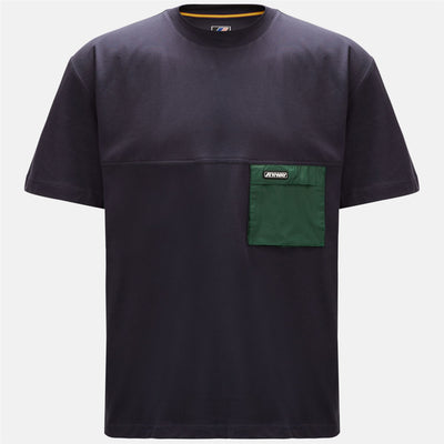 T-ShirtsTop Unisex MIXMAKE ESAIE T-Shirt Blue Depht-Green Dk | K-Way Photo (jpg Rgb)