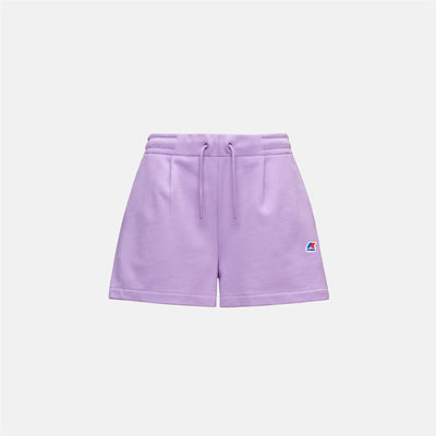 Shorts Woman CATE Sport  Shorts Violet Peonia | K-Way Photo (jpg Rgb)