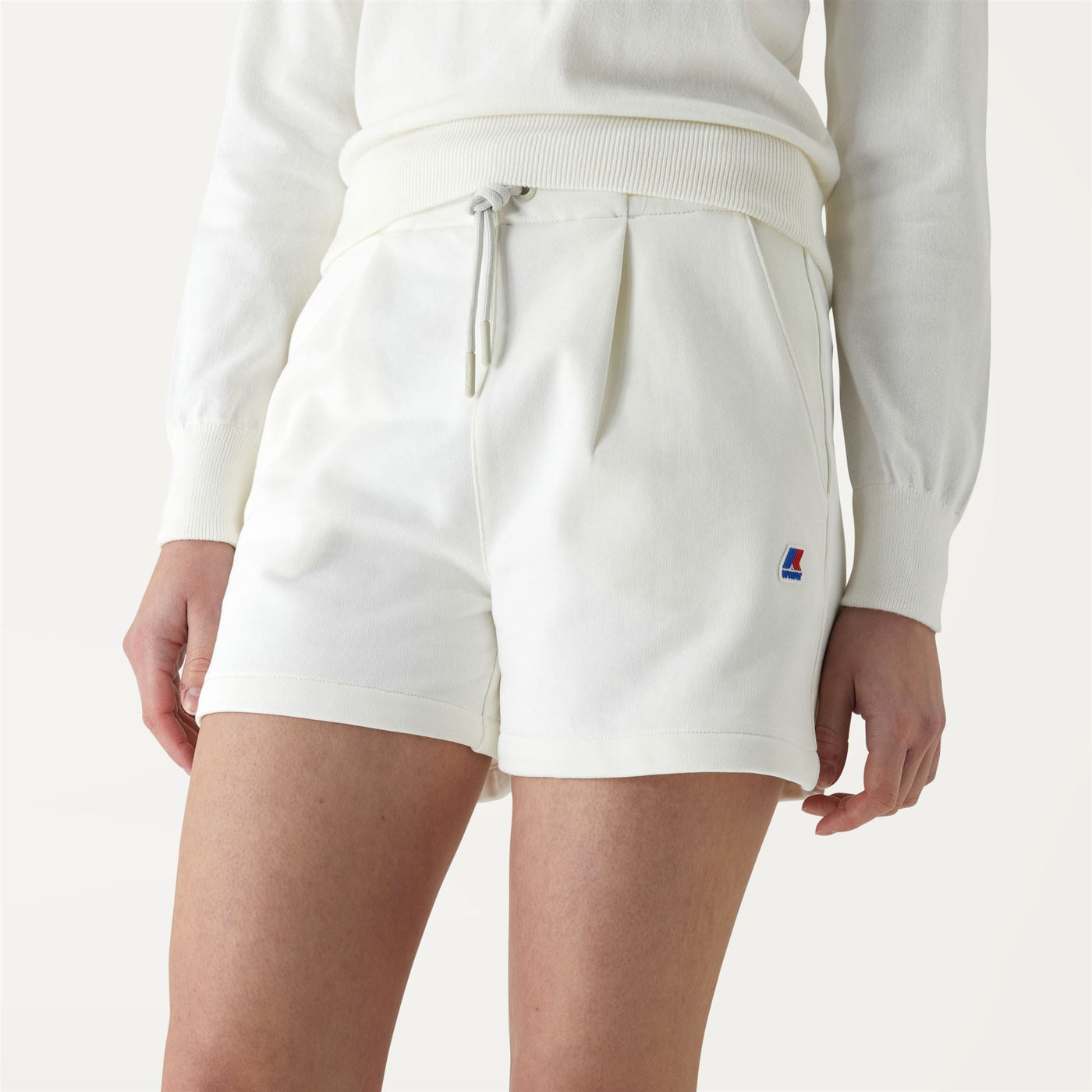 Shorts Woman CATE Sport  Shorts White | K-Way Detail Double