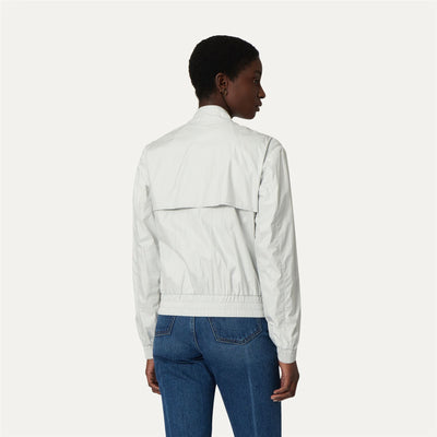 AMAURETTE URUDESCENT METAL NY - Jacket - Nylon - Woman - White