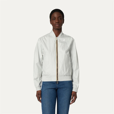 AMAURETTE URUDESCENT METAL NY - Jacket - Nylon - Woman - White