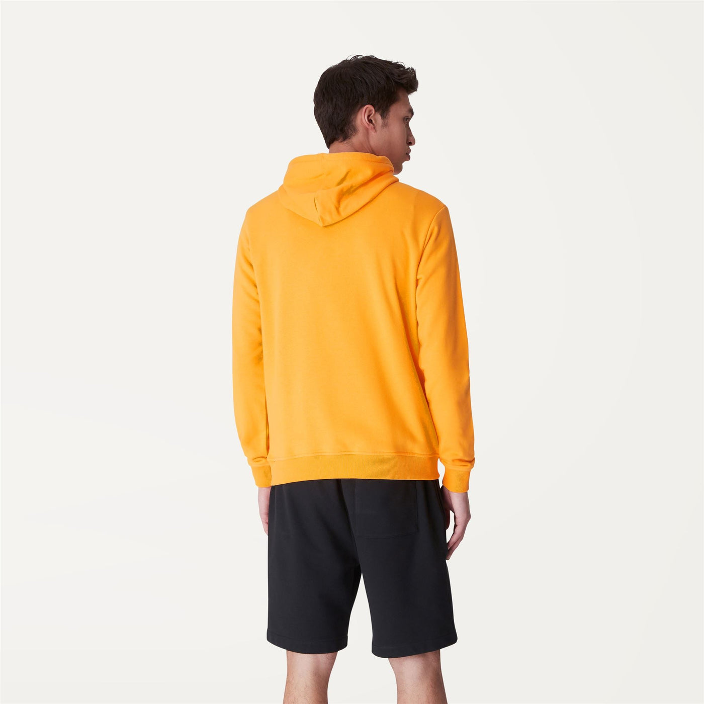 Fleece Unisex LE VRAI ARNETTE POLY COTTON Jumper Orange Saffron | K-Way Dressed Front Double		