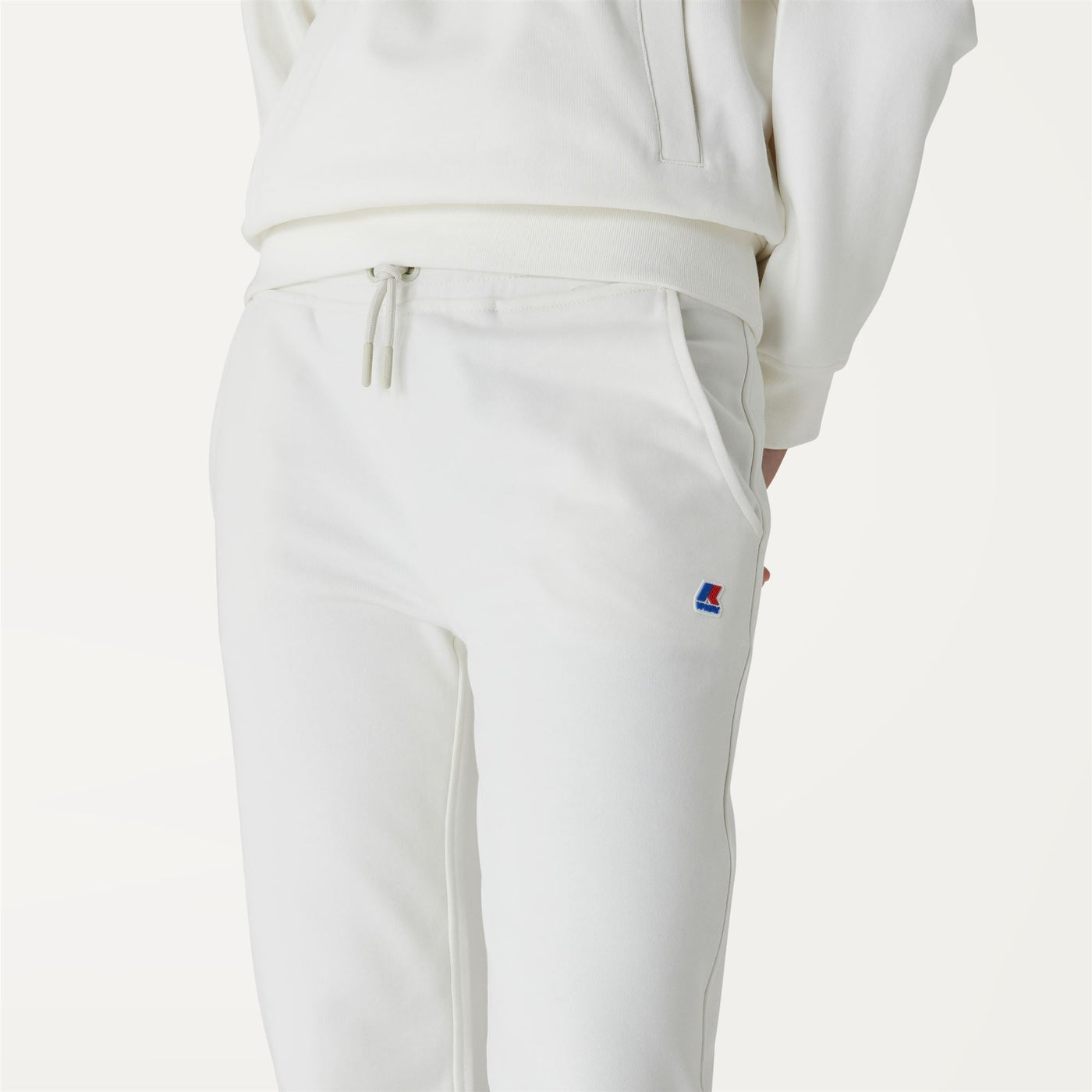 Pants Woman GINEVRA Sport Trousers White | K-Way Detail Double				