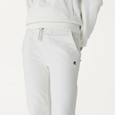 Pants Woman GINEVRA Sport Trousers White | K-Way Detail Double				