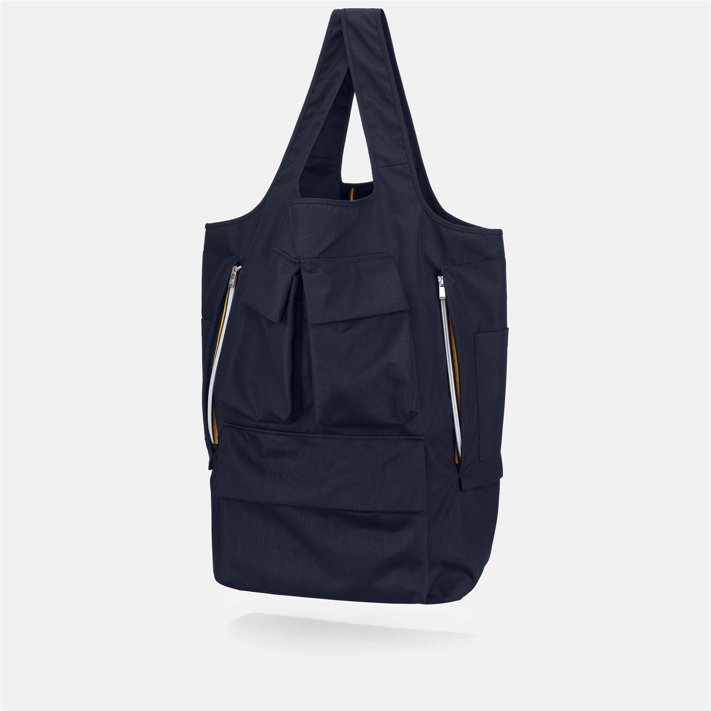 Bags Unisex SHOPPER CORDURA POCKETS Shopping Bag Blue Marine | K-Way Photo (jpg Rgb)			